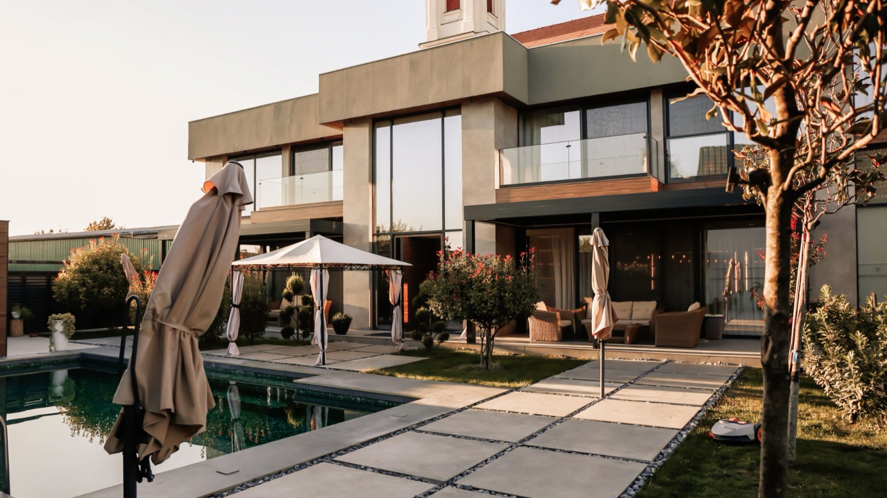 The villa